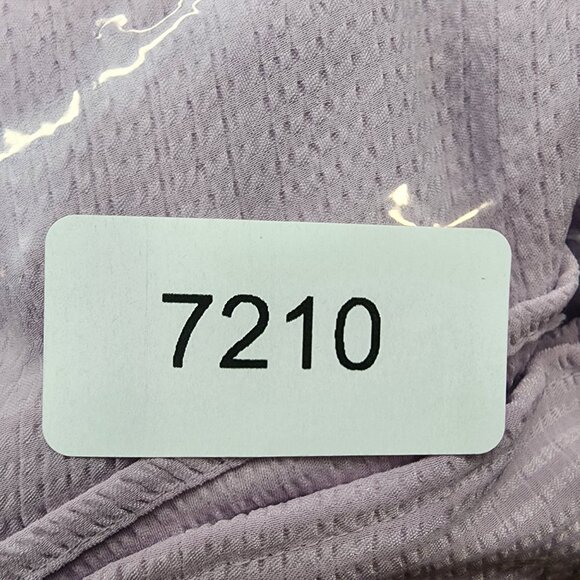 Womens H&M Lavender Textured Blouse Top Peasant Sleeve Size M - Picture 8 of 8